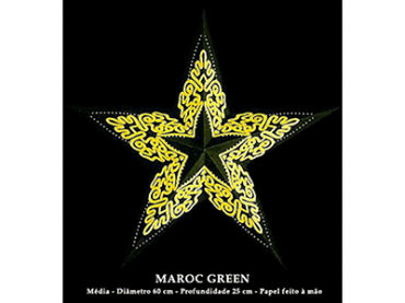 Candeeiro Estrela Starlightz Maroc Green